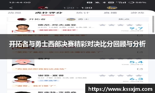 开拓者与勇士西部决赛精彩对决比分回顾与分析
